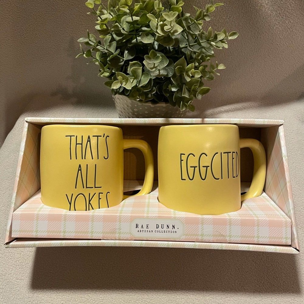 Rae Dunn mug set